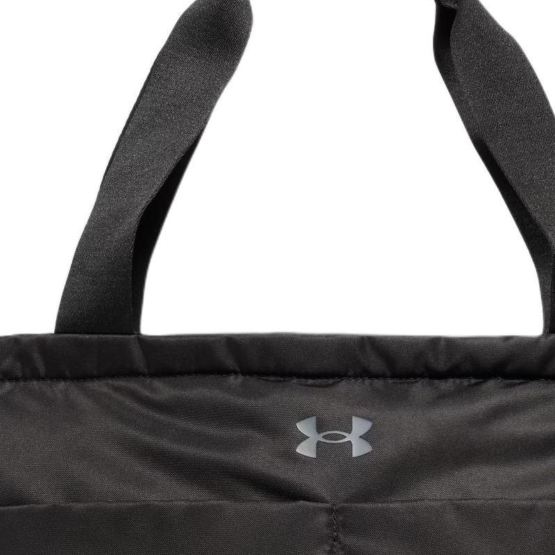 New Under Armour Water Resistant Fabric Tote Bag Shopping Bag Handbag Women's Black 1388920-001