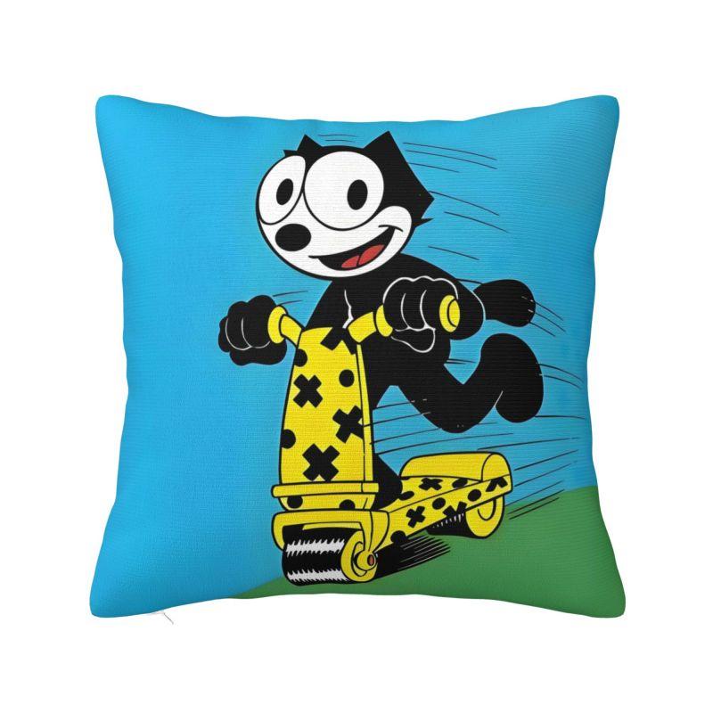 Пользовательская наволочка для подушки Disney Felix The Cat Аниме 40x40 см Декоративная Мультяшная Kawaii Роскошная Наволочка Мягкая Наволочка