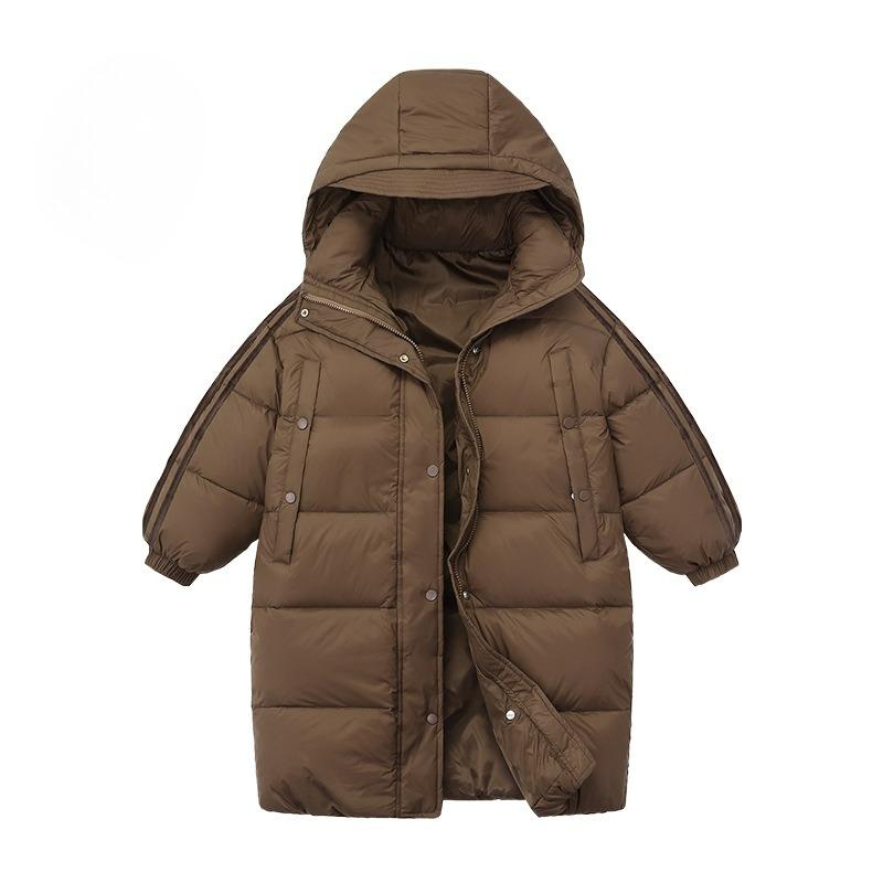 Children's Down Jackets Winter Men's and Women's Children's Mid-length Down Jackets for Older Children