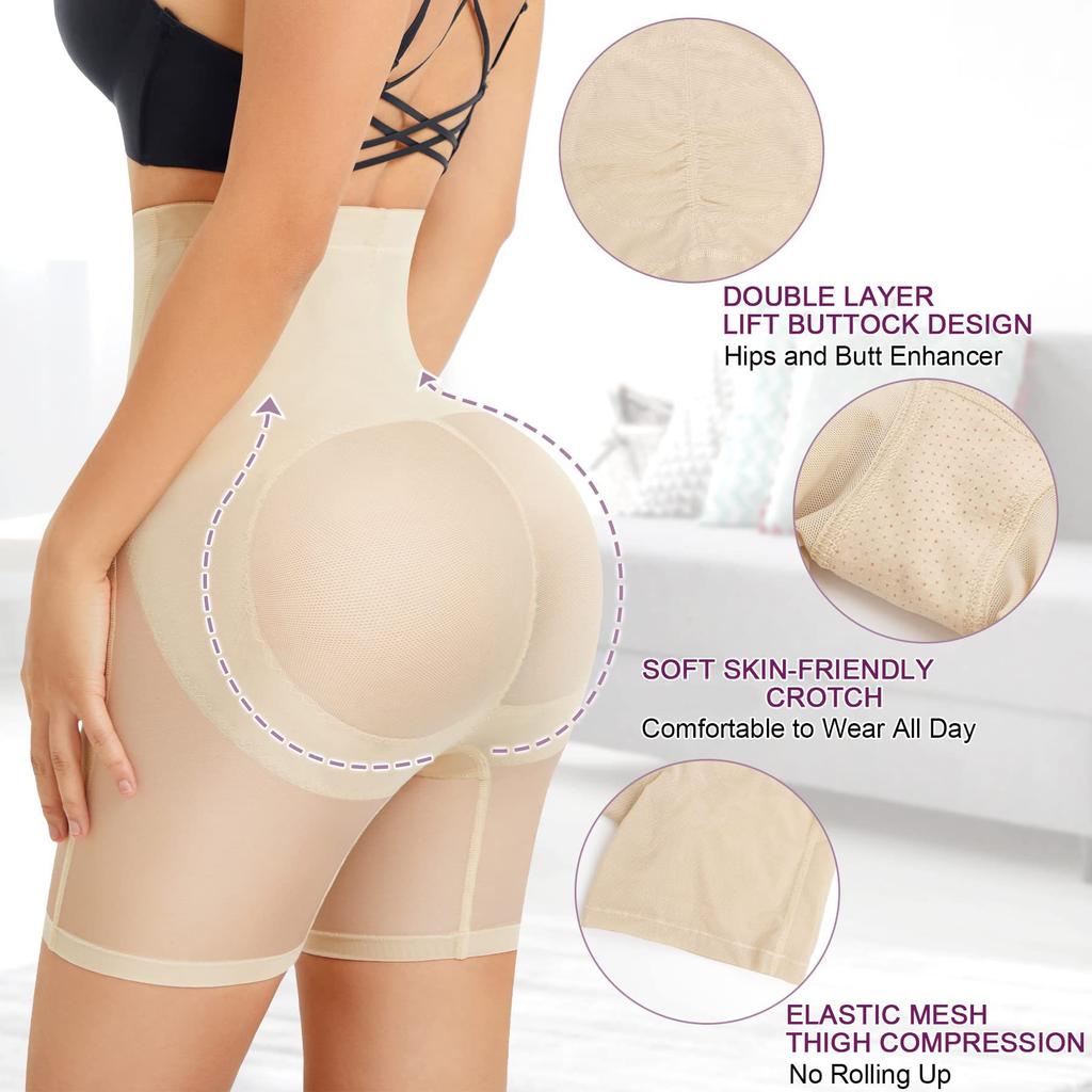Hip Lifting Shaping Panties High-waisted Abdominal Shaping Shapewaist Girdle Abdominal Slimming Shorts Peach Buttock Lifting Panties