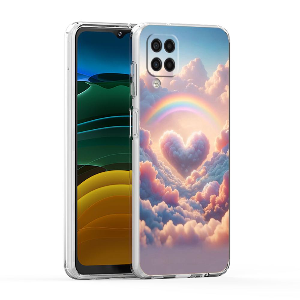 Cute Cloud Soft TPU Cover for Samsung Galaxy A25 A23 A22 A52S A52 A55 A72 A51 A71 A41 A31 A13 5G Transparent Phone Case Capa Bag