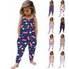 Toddler Kids Baby Girls Sleeveless Summer Romper Jumpsuit Playsuit Clothes