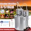 12/20/30L 3pot Distiller Alambic Moonshine Alcohol Still Stainless Copper Home Brew Water Wine Essential Oil Brewing Kit DIY