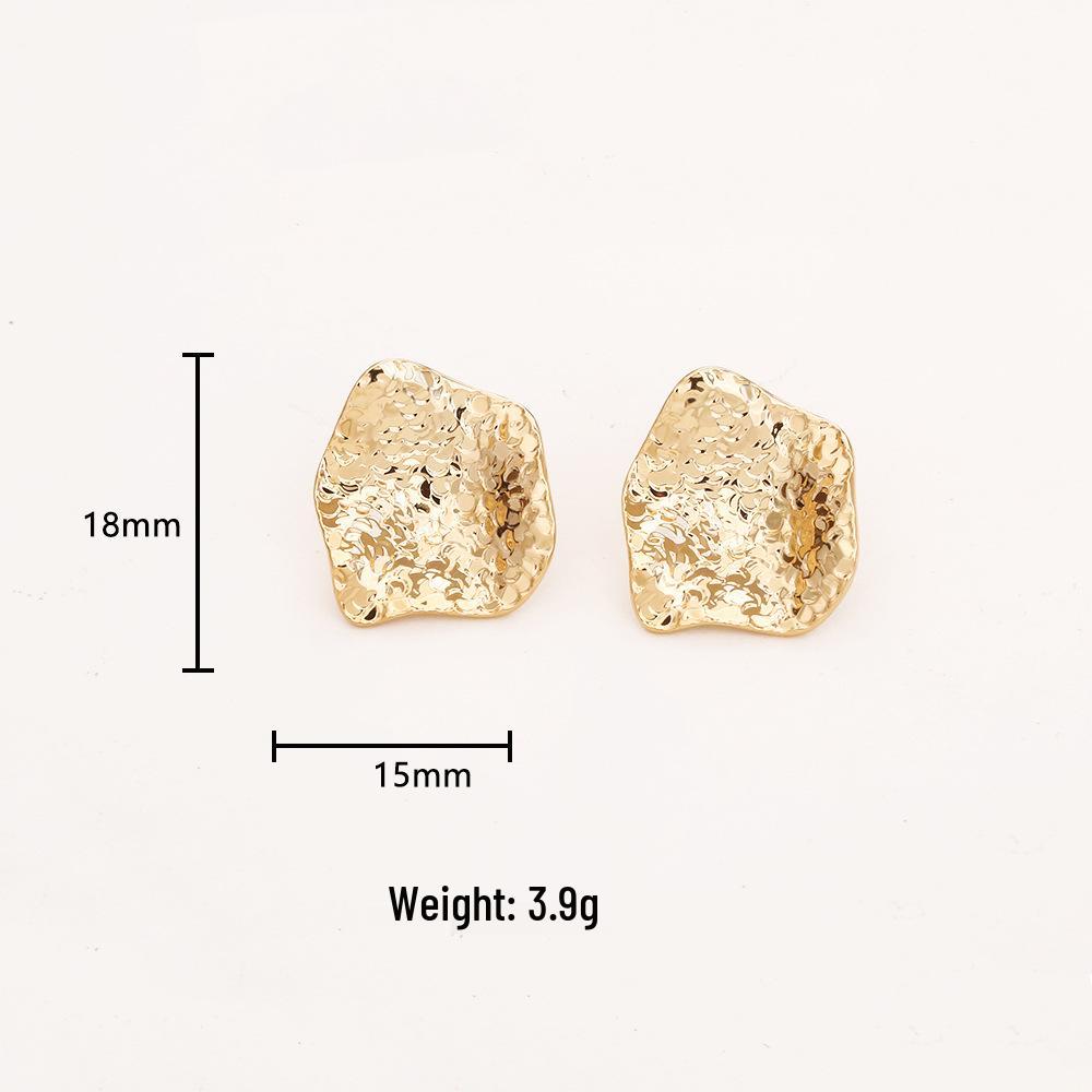 Высококачественные Европейские и Американские Неправильные Серьги с Блестками - Модные Женские Украшения в Стиле INS