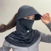 Солнцезащитная шляпа с завязками для женщин, летняя, с защитой от УФ, маска для лица