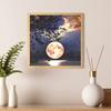 5D Diy круглая алмазная живопись пейзаж луна дерево вышивка крестиком украшение дома украшение стены подарок на праздник