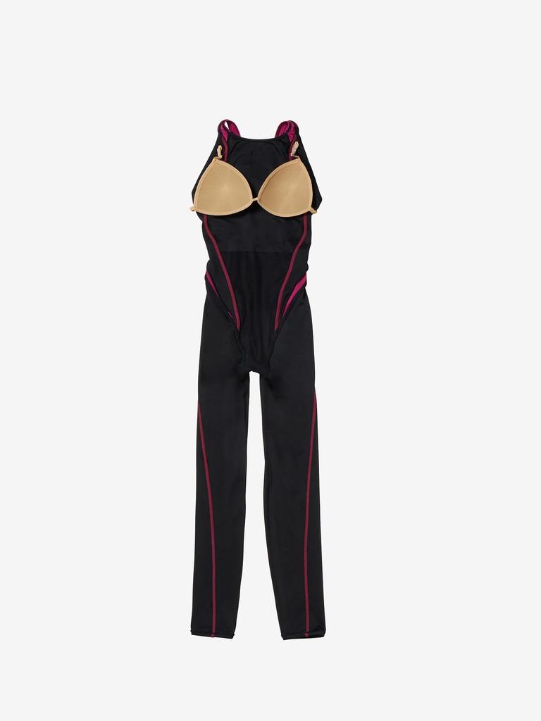 Speedo Comfort Lap Long John Competitive Training Wild Medium Women's Swimsuit, SFW12410, Cherry,