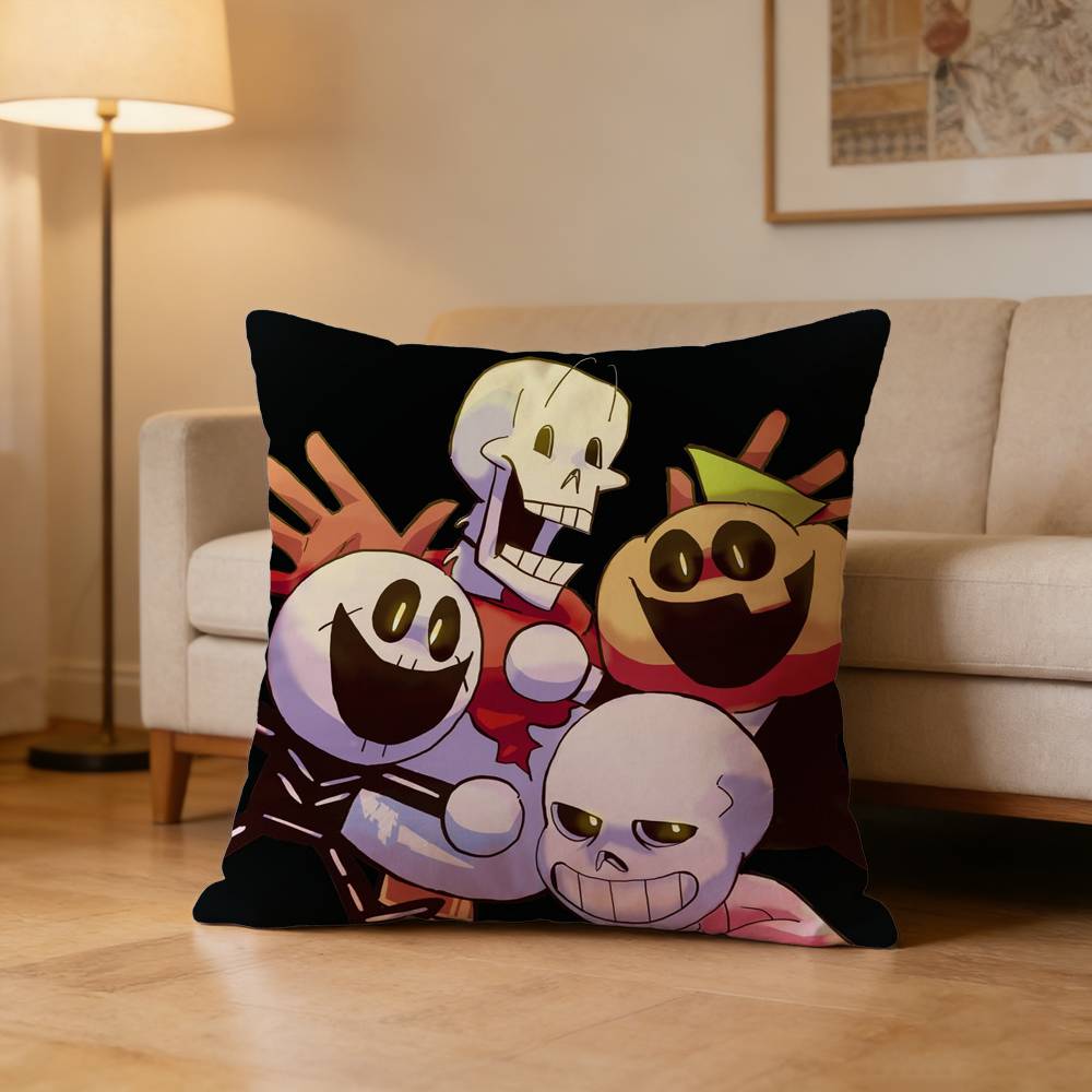 SSpooky Month Skid and Pump Pillow Case Cushion Cover Throw Pillow Case For Car Sofa