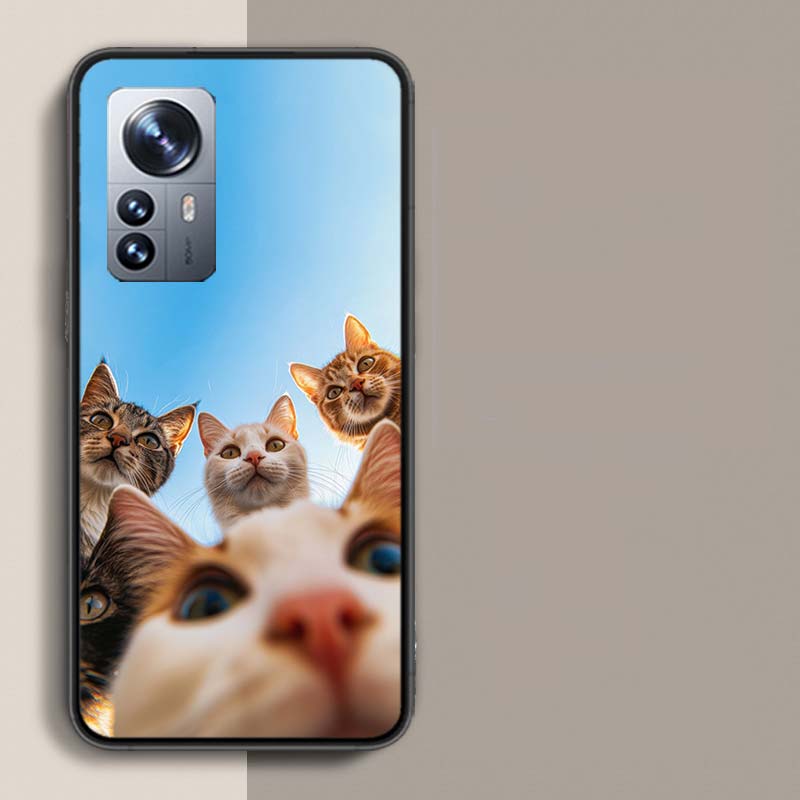Чехол для телефона «Кошачий отпуск» для Redmi Note 15 Pro 5G 14 13 12 Pro Plus 11 11T 11E 11S 10 Pro 10S 9 9S Прозрачный чехол для телефона с подходящим