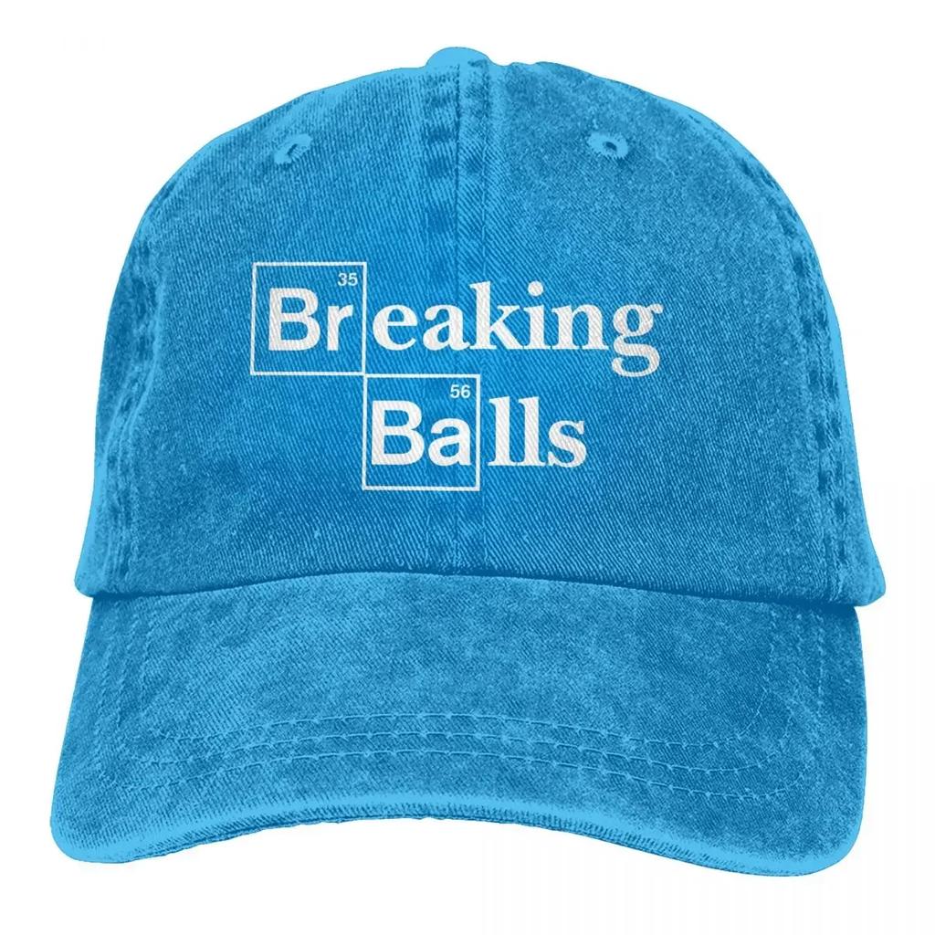Мужская бейсболка Breaking Balls Trucker Snapback Ковбойские кепки Dad Hat Breaking Bad Walter White TV Golf Hats
