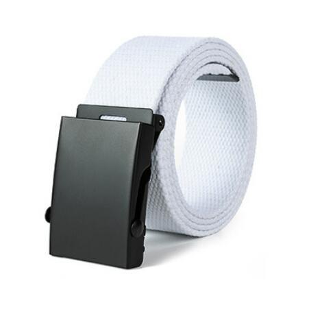 Новый высококачественный холщовый нейлоновый плетеный ремень для мужчин, джинсовые ремни с металлическим роликом, роскошная автоматическая пряжка на талии, спорт на открытом воздухе