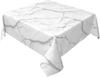 Square Table Cloth 54"x54" 60"x60" Washable Table Cover Marble Waterproof Tablecloths for Kitchen Dining Room Wedding Parties