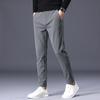Autumn And Winter Thick Velvet/Regular Solid Color Casual Slim Straight Pants Simple Non Ironing Business Men'S Pants