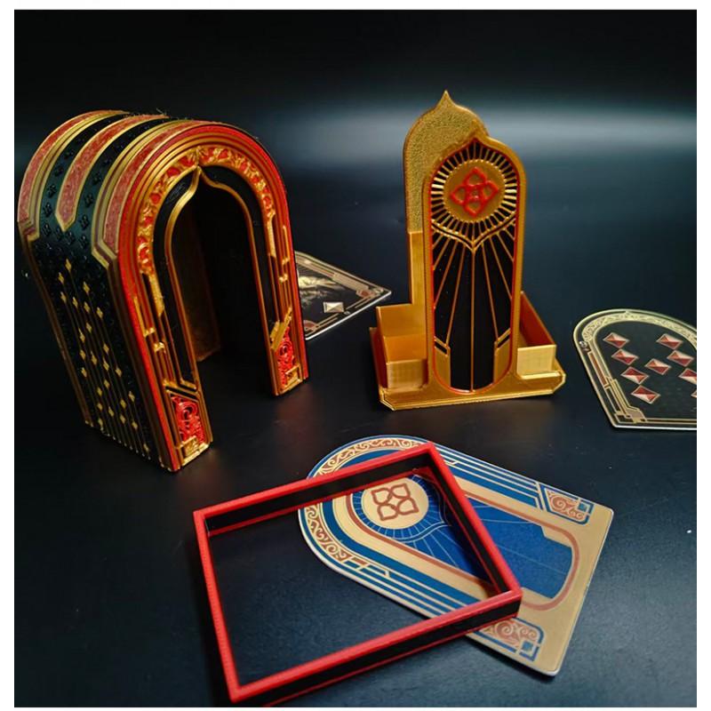Delta Game Style 3D Printed Card Storage Box Poker Collectibles