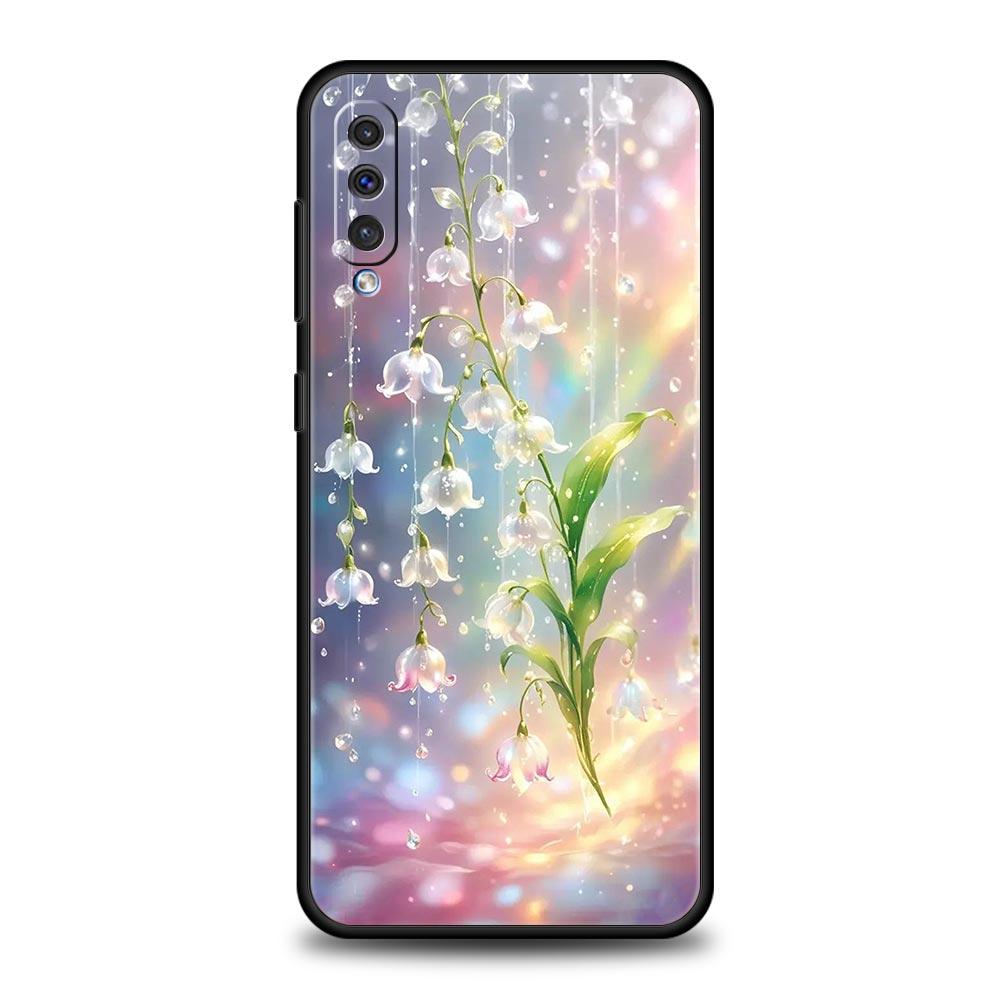 Lily Of The Valley Clear Floral Phone Case for Samsung Galaxy A56 A36 A26 A16 A34 A24 A42 A22 A20 A12 A40 A30 A10 Soft TPU Cover