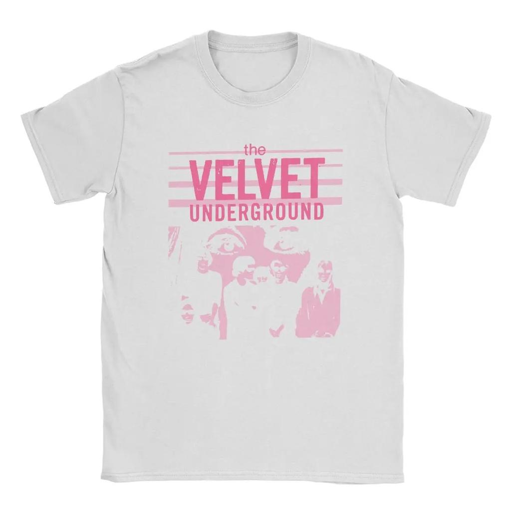 Футболка The Velvet Underground унисекс из хлопка с забавными футболками с круглым вырезом Футболки с коротким рукавом Одежда Идея для подарка унисекс