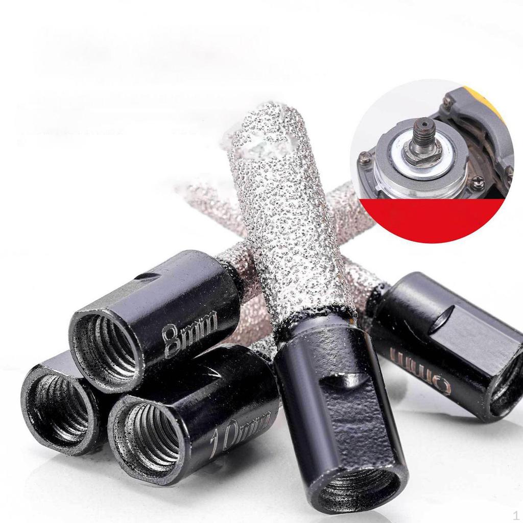 Dry Diamond Drill Bit Accessories Precision Multifunctional Sturdy Tile for Stone Glass