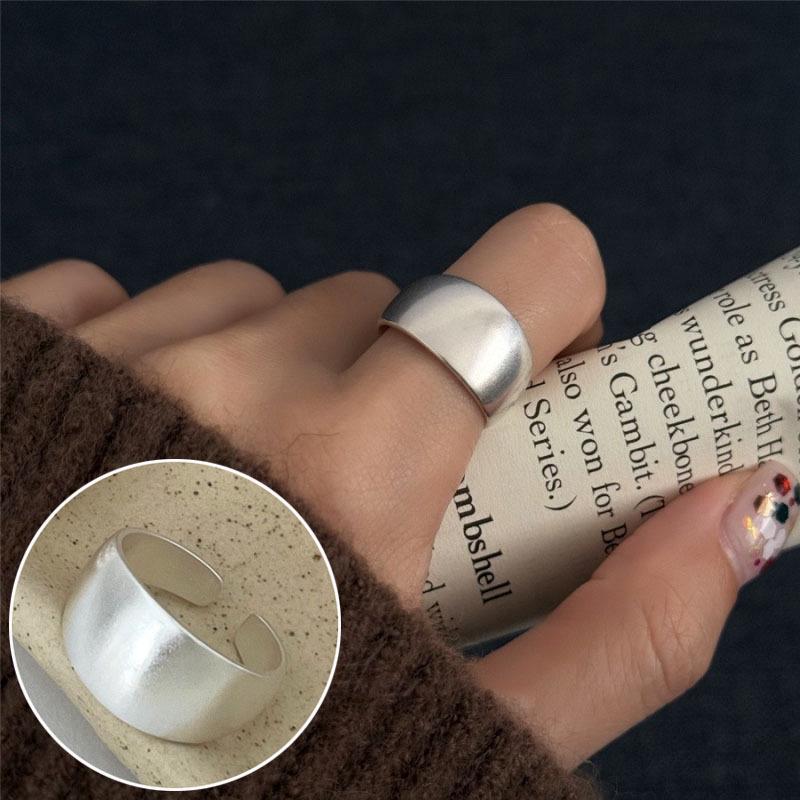 Геометрическое кольцо-перекрестие с высокой полировкой, с покрытием из серебра 925 пробы - Женское наборное украшение на указательный палец