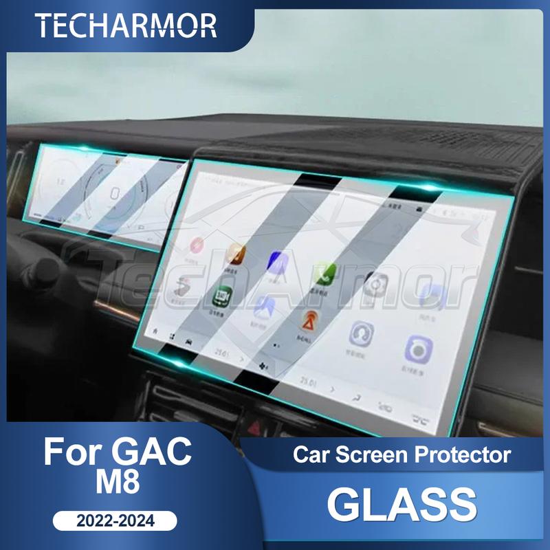 Car Tempered Glass Protective Film For GAC M8 2024 Auto GPS Navigation Screen Protector Display Interior Accessories