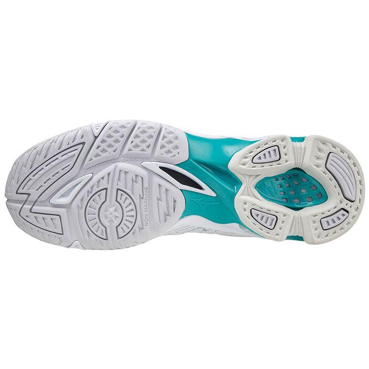Mizuno Wave Voltage Volleyball Shoes Unisex Shoes White Gray V1GA216036