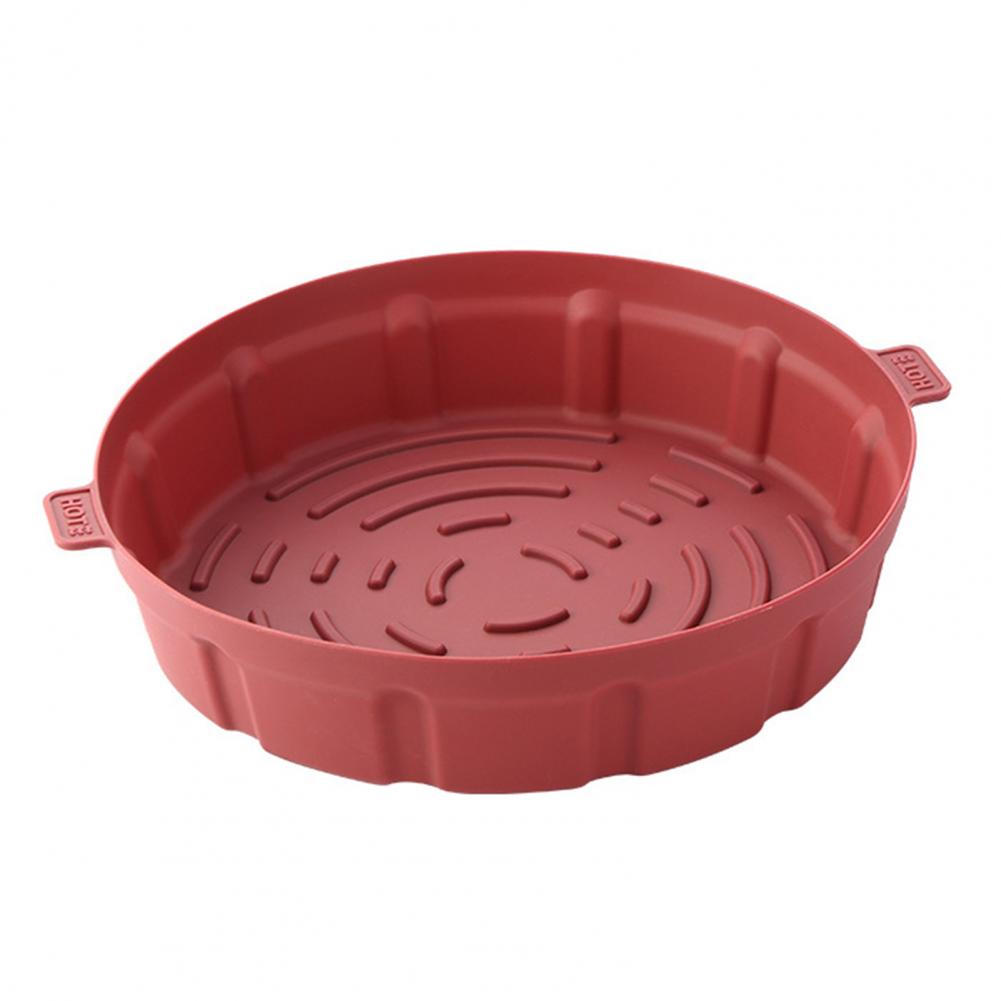 Silicone Air Fryer Basket Liner Air Fryer Silicone Liner Non-stick Silicone Air Fryer Liner Set Reusable Square Pot Oven