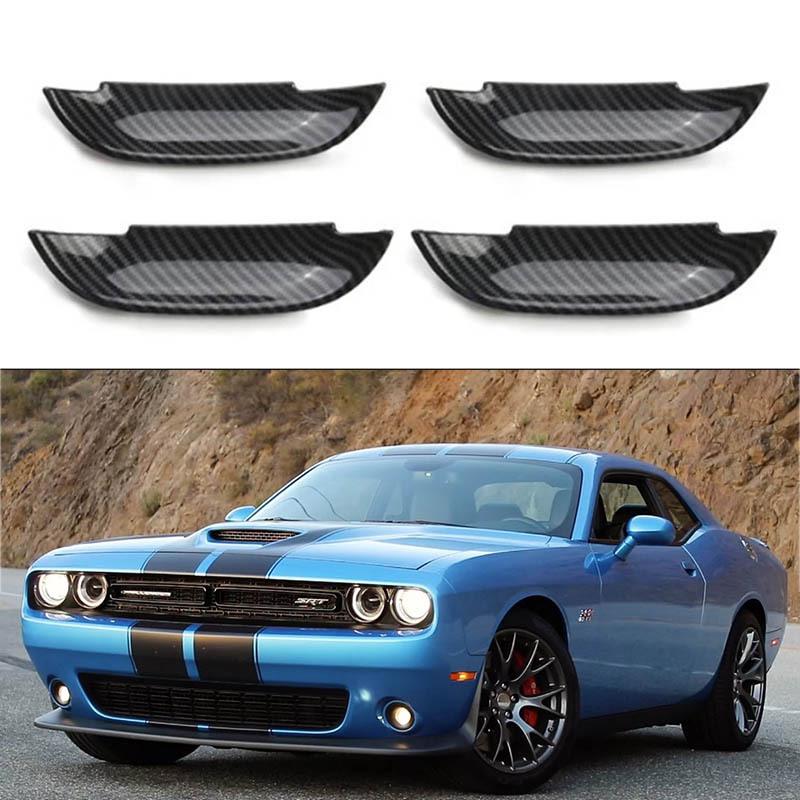 Наклейки на накладки дверных ручек Dodge Charger (2011-2020)