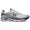 Under Armour Apparition Metallic Silver Black Men Sneakers White 3027595-106