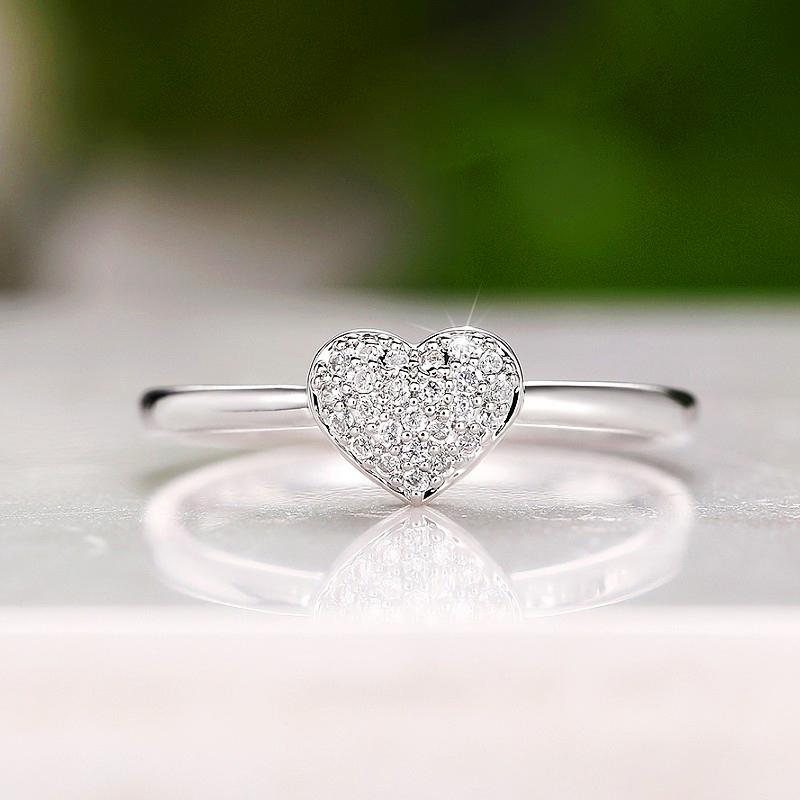 Huitan Ослепительные кольца в форме сердца для женщин, свадебные аксессуары, цветные высококачественные кольца для любви, необычный подарок на годовщину, модные ювелирные изделия