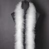 50 Grams Soft White Marabou Feather Boa 2 Meters Natural Turkey Plume Scarf For Party Costume Clothing Decoration Boa Trim
