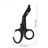 2 Pcs Stainless Steel Medical Scissors Bandage Scissors Trauma Shears Emergency Response Shears with Carabiner Surgical Scissors for EMT Nurse Doctor