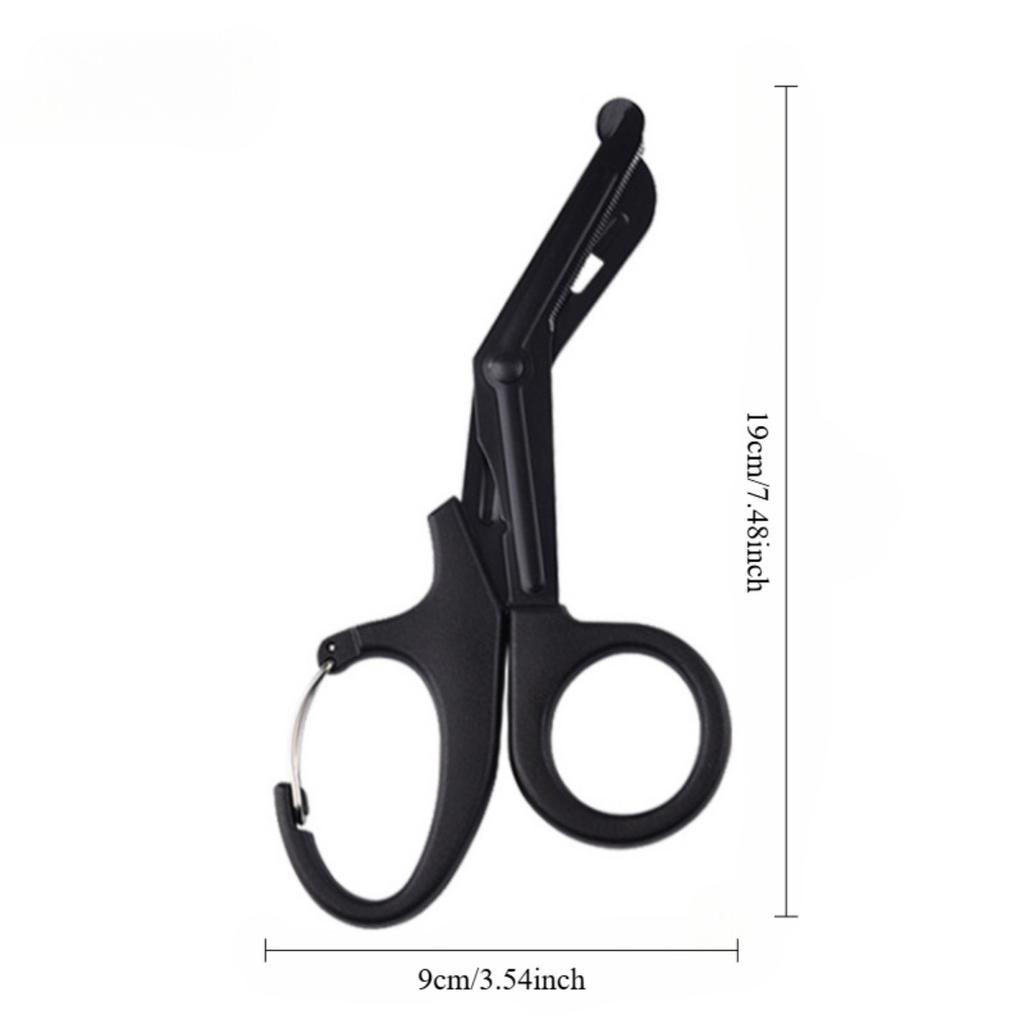 2 Pcs Stainless Steel Medical Scissors Bandage Scissors Trauma Shears Emergency Response Shears with Carabiner Surgical Scissors for EMT Nurse Doctor