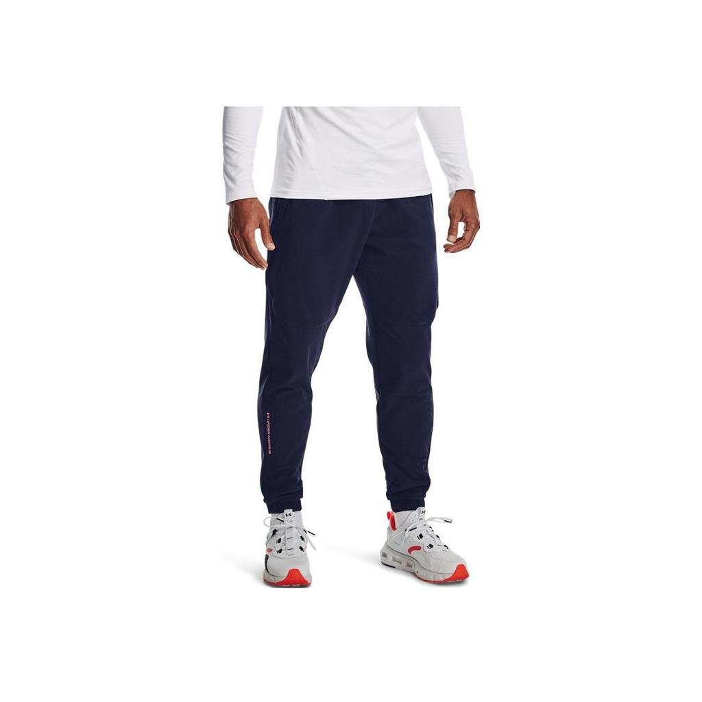 Under Armour Rush Fleece Training Pants Men Pants Dark-Blue 1366179-410