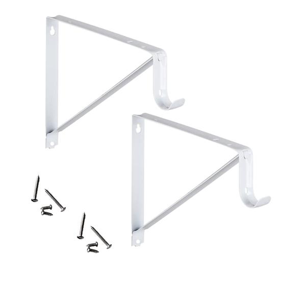 Настенный кронштейн для штанги для шкафа Нержавеющий Коррозионностойкий Устойчивый к нагрузкам Простая установка Шкаф для тяжелых условий эксплуатации