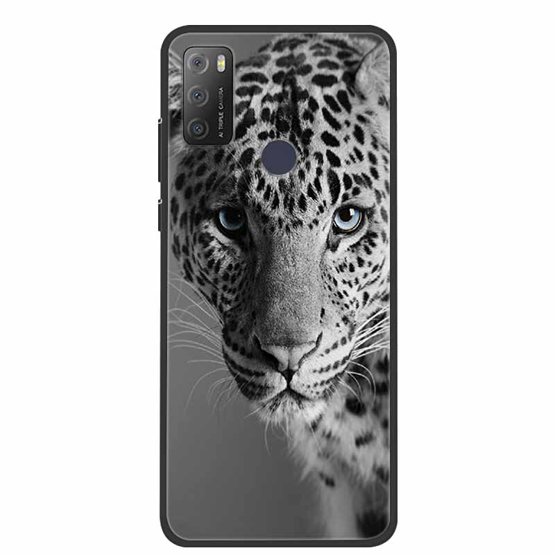 Для Alcatel 1S 2021 чехол роскошный силиконовый мягкий чехол из ТПУ для телефона Alcatel 1S 2020 противоударный милый бампер из ТПУ Fundas Coque