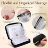 Dust-proof Clear PVC Jewelry Organizer Sealed Earring Holder Necklace Ring Packing Bag  Travel