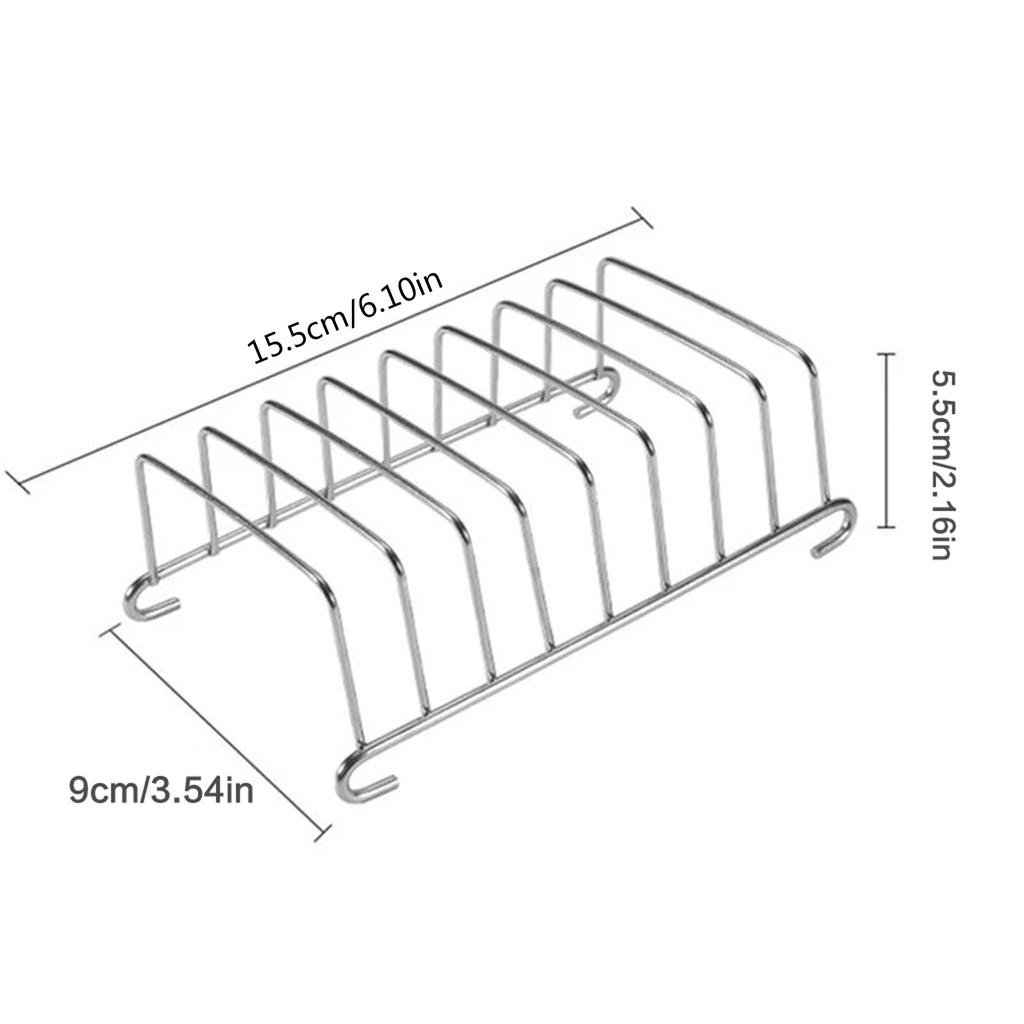 Подставка для тостов с антипригарным покрытием, прямоугольная подставка для хлеба, аксессуары для фритюрницы, органайзер для кухонных принадлежностей, безопасные и полезные для здоровья