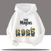 Children's Hooded Sweatshirt for Boys, Girls' Casual Top, The Kid from Dad's Gang, Minions Cartoon Print, Fall/winter Clothing