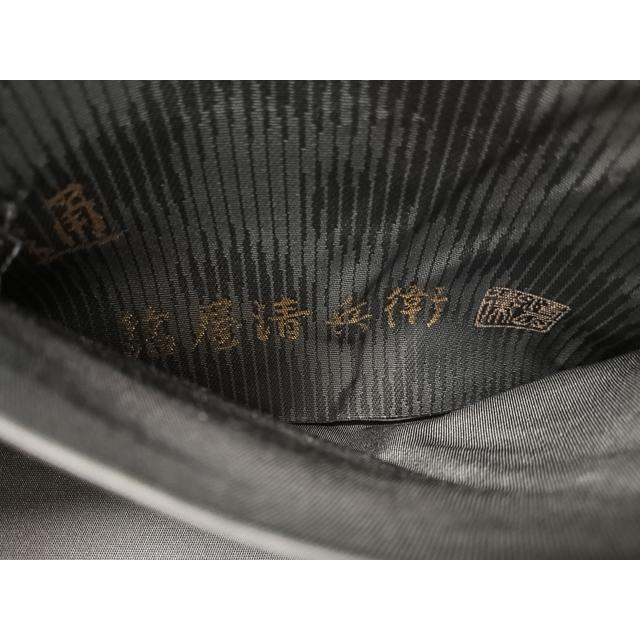 Used Heiwaya Kimono - Nishijin textile, Kageyama textile, Hakuya Seibei, full pattern bag obi, plant dyed, flower pattern, gold thread, pure silk,