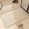 Bathroom Mat Absorbent Toilet Area Rug Non Slip Entry Mat Fast Dry Carpet For Washroom Entrance Shower Bathroom Floor Mat