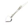 Les Trésors De Lily [N2863] - Silver 'Jeux De Cartes' Silver (rhodium-plated) Heart Necklace - 10x10 Mm