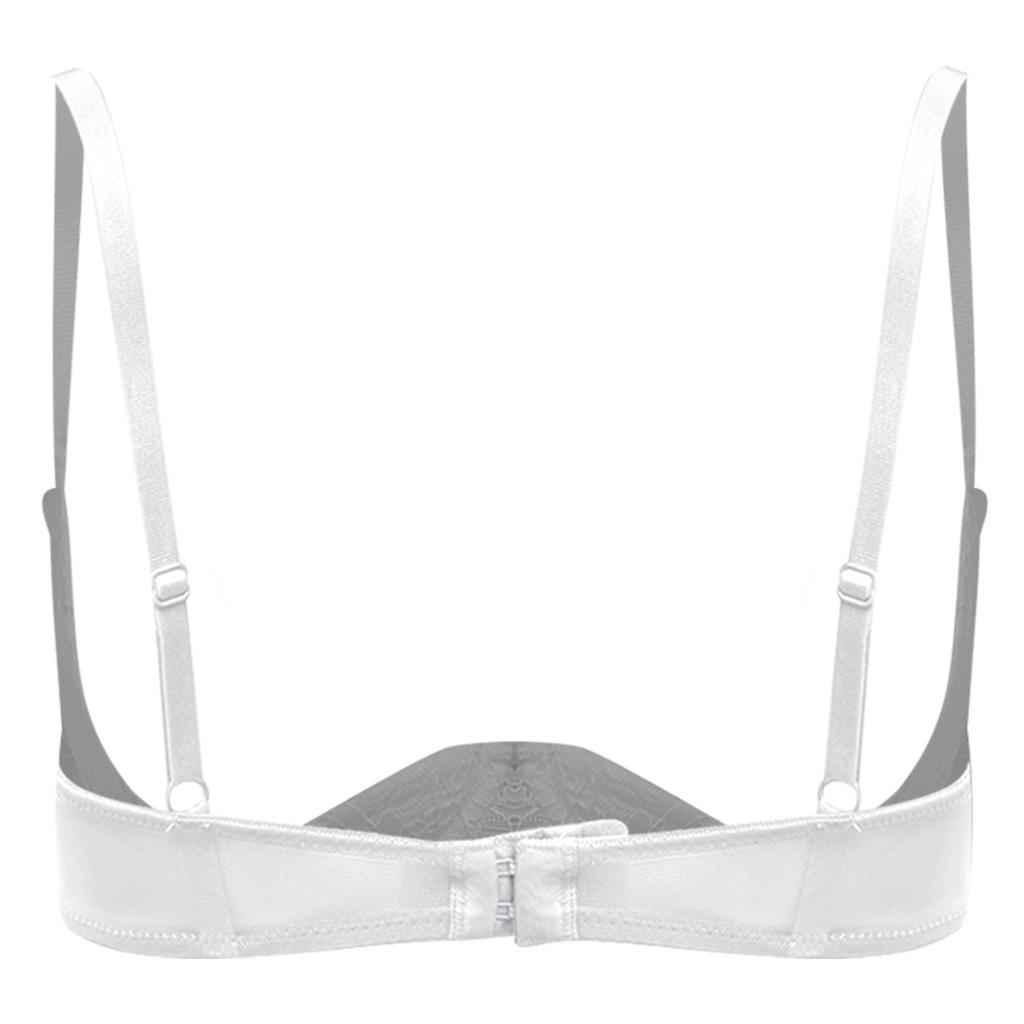 Женский кружевной бюстгальтер 1/4 чашки балконет бралетт с косточками Push Up Дизайн Цветочный топ-бюстье