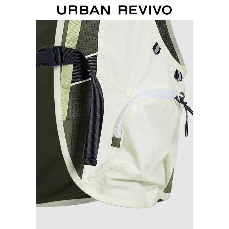 Мужской жилет UR в стиле колор-блок для рабочей одежды