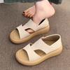 Soft Sheepskin~ Platform Sandals for Women To Wear In Summer, the New Models Are Beautiful and Not Tired, and the Shoes Are Two Cold Slippers.