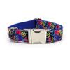 Pet Collar With Silver Buckle For Small Dogs Cotton Material Cute Flower Pattern Breathable Design