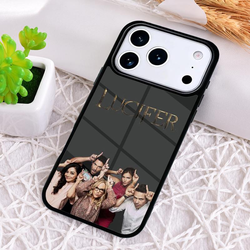 Lucifer Сериал Мягкий Чехол для Телефона для iPhone 17 Air 16 15 11 12 14 13 Pro Max Ударопрочный Чехол