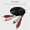 3.5mm to Dual RCA Audio Cable (1-to-2 / 2-to-2) – For Connecting Phones/PCs to Speakers (AUX Audio Cable)