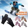 Зимние термоперчатки, теплые перчатки для сенсорных экранов для мужчин и женщин, ветрозащитные перчатки для снега, для занятий спортом на открытом воздухе, вождения, бега, езды на велосипеде, пешего туризма
