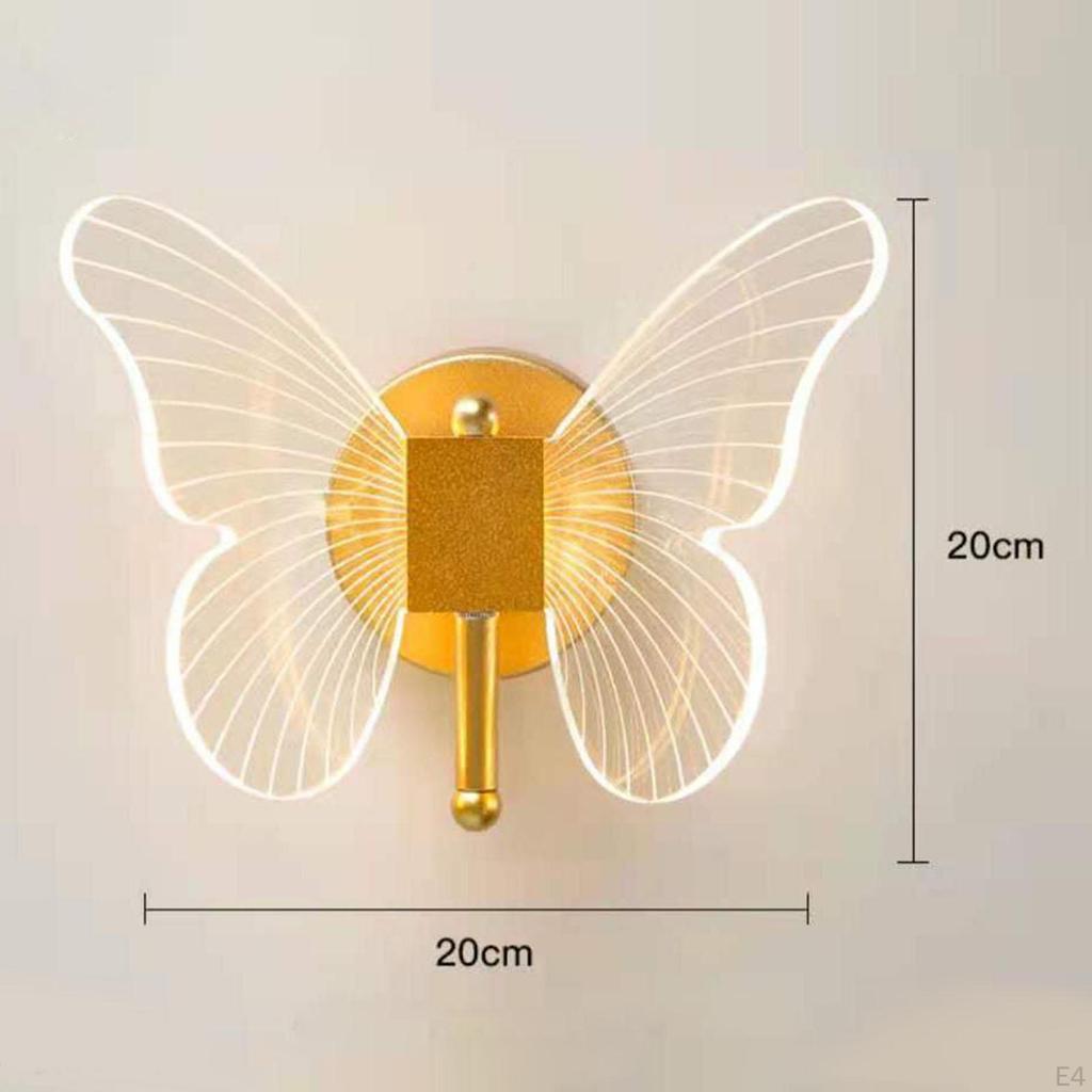 Светодиодный настенный светильник в форме бабочки для дома и детской комнаты