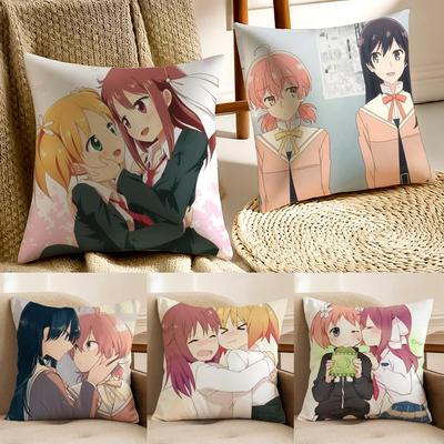 Милая Аниме SS Sakura Trick Наволочка для Подушки Антипылевой Клещ Декор Гостиной Дивана Подушка Комната