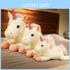 Delightful Cartoon Unicorn Cushioned Pillow Soft Pp Cotton Filled Bed Rest For Kids